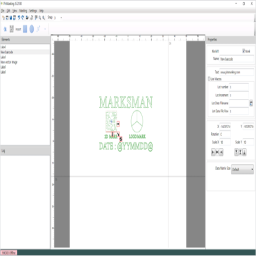 JS-2100 PC software for MK-300K. This software help you manage many of marking jobs easily.
You can load and save marking data easily via JS-2100.
You can use all kinds of window fonts if you use JS-2100.