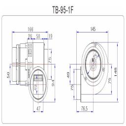 Drawings & Dimensions (TB-95-1F)