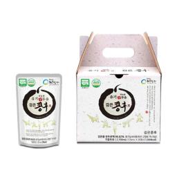 a box and a pouch of the product