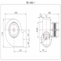Drawings & Dimensions ( TB-105S-1)