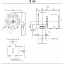 Drawings & Dimensions (TB-150F)