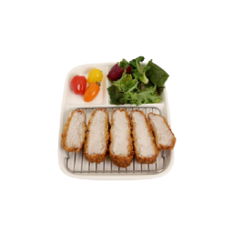 a tray of food