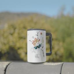 [Jang-i] Mother-of-pearl mug ‘Lotus 700㎖’