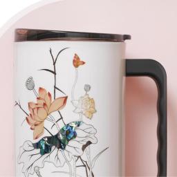 [Jang-i] Mother-of-pearl mug ‘Lotus 700㎖’