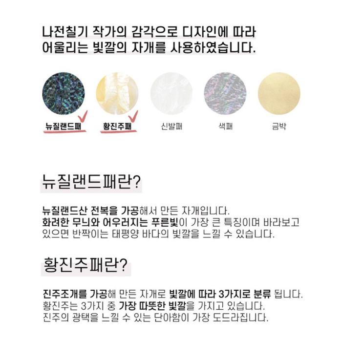 [Jang-i] Mother-of-pearl mug ‘Lotus 700㎖’