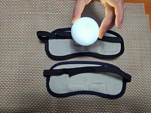 test copper sulfate sleeping eye patch