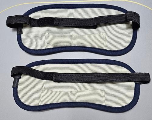 inside of copper sulfate eye mask