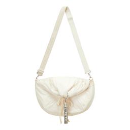 Eco Friendly Padded Messenger Bag Cream