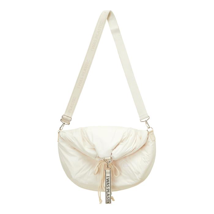 Eco Friendly Padded Messenger Bag Cream