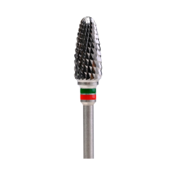 a microphone with a red and green flag