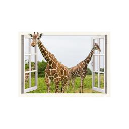 Giraffe window shape magic art