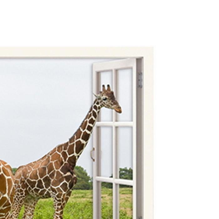 Giraffe window shape magic art