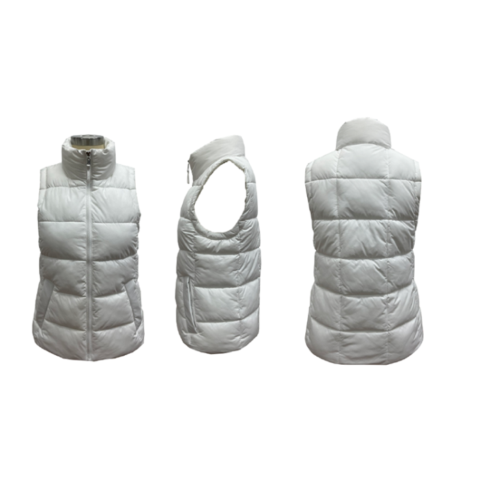 white down vest