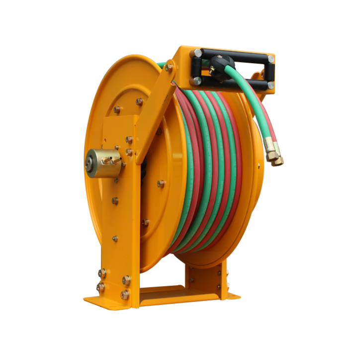 a large hose reel