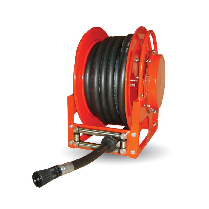 a hydraulic hose reel