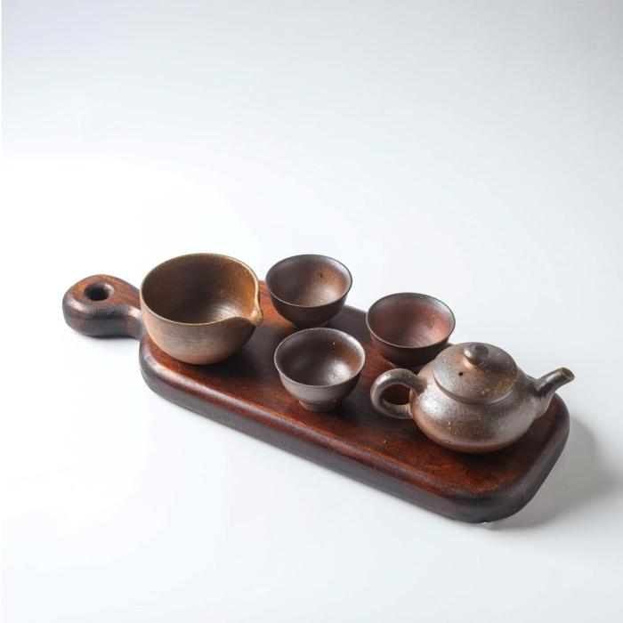 [sodamcoop] Buncheong firewood Dagwan(tea pot)  set