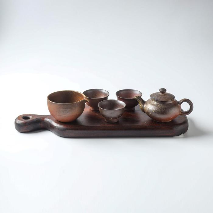 [sodamcoop] Buncheong firewood Dagwan(tea pot)  set