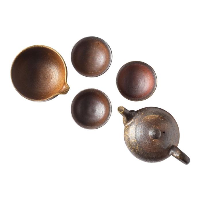 [sodamcoop] Buncheong firewood Dagwan(tea pot)  set