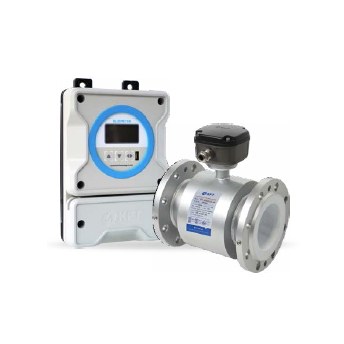Containing no part that prohibits fluid flow, electromagnetic flowmeter allows no pressure
loss, and also since no change occurs to precision from change in temperature and pressure,
the flowmeter allows user to obtain constant data. In particular, involving no driving part,
electromagnetic flowmeter requires no partial maintenance. Furthermore, the flowmeter
can measure flow rate even if the straight inlet/outlet section is shorter than other types of
flowmeters.