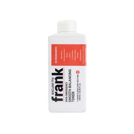 EXCUSE MY FRANK SKIN EMERGENCY BALANCING TONER
-For sensitive/acne skin