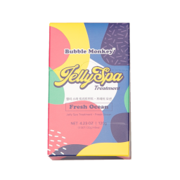 Bubble Monkey Jelly & Soda with a white background