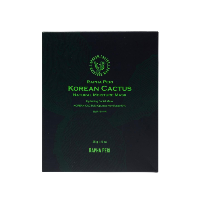 Korean cactus extract 97 skin soothing mask pack