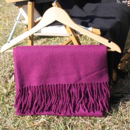 Plain shawls in various colors