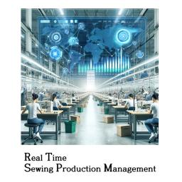 Real-time production information system for sewing factories