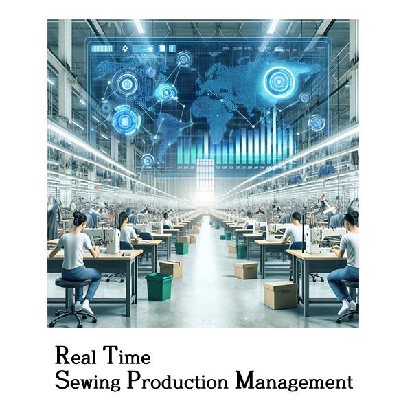 Real-time production information system for sewing factories