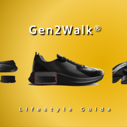 Gen2walk® uses body weight as a driving force for posture correction. Torque for  strengthening of the Hip external rotators is generated by Torque Generating device.
