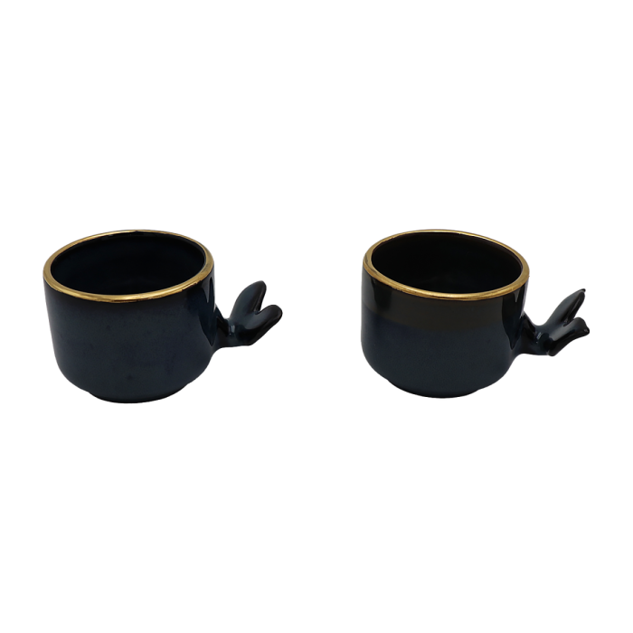 whale liquor porcelain glass set (mini)