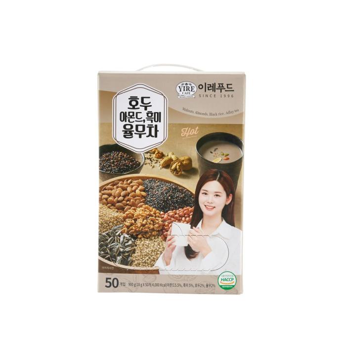 korean organic matcha green tea powder in a box
