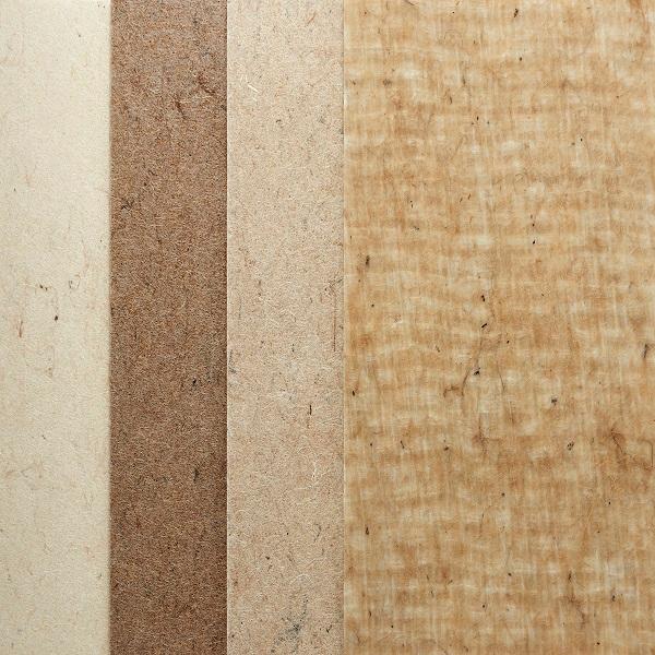 Through our GRS(Global Recycled Standard)-certified process, we manufacture various types of materials from nonwoven fabrics to boards.