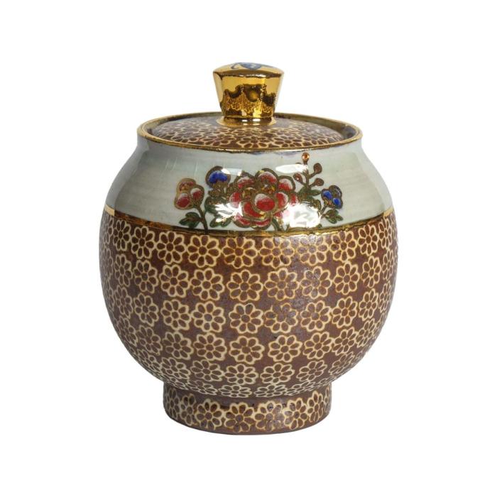 [YEWONYO] Buncheong Inhwamun pattern tea caddy