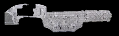 Display hardware component. A cast product that compensates for the weakness of warping in large, thin-walled castings.