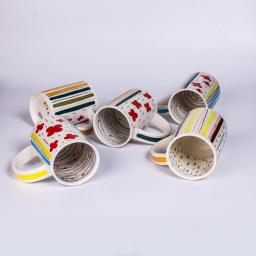 Camellia Pattern Ceramic Mug
