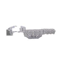 Display hardware component. A cast product that compensates for the weakness of warping in large, thin-walled castings.