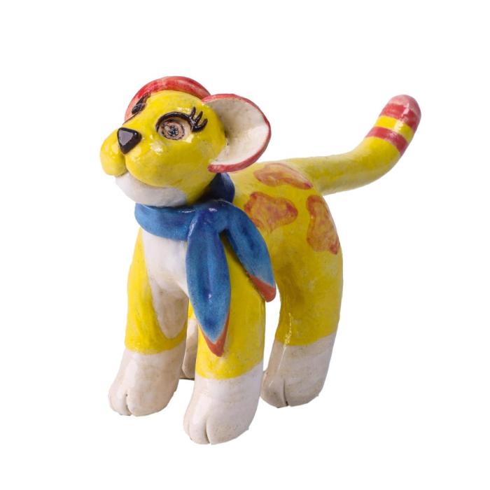 Dreamy (Leopard) Character Ceramic Doll.