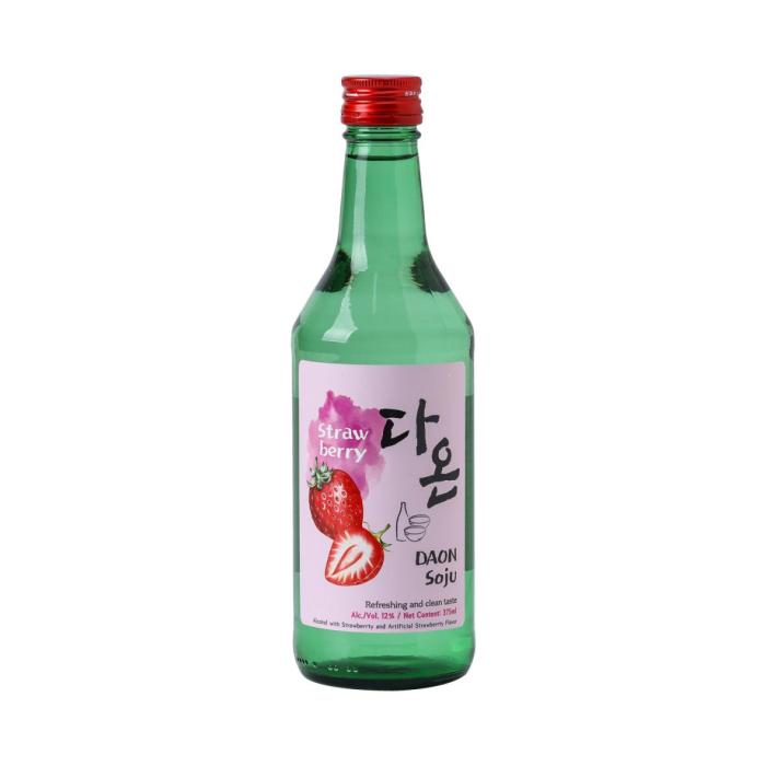 [Itazcorp] DAON SOJU_Strawberry 12% : Refreshing and clean taste