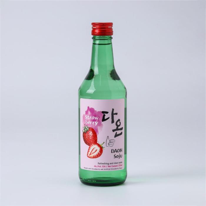 [Itazcorp] DAON SOJU_Strawberry 12% : Refreshing and clean taste