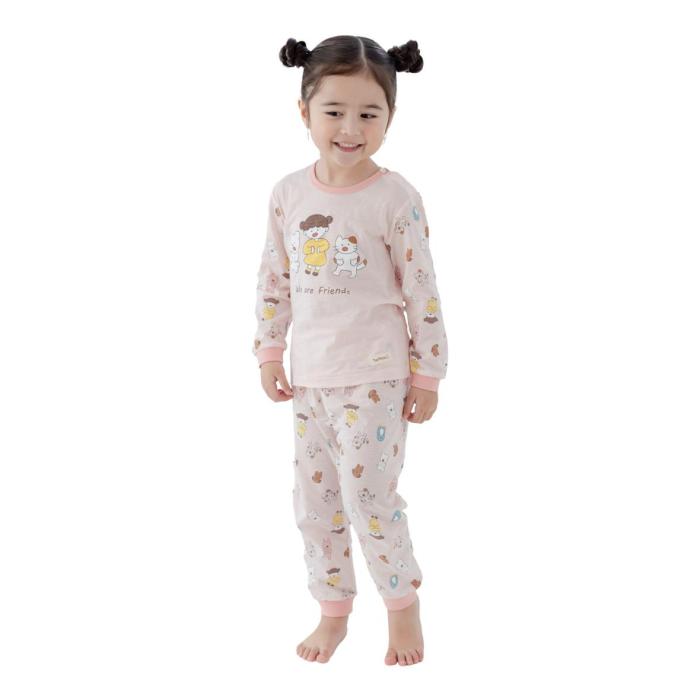 girl's long sleeved pajamas
