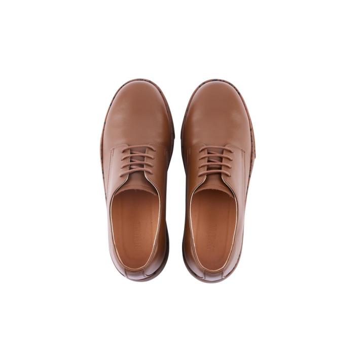 brown leather shoes
