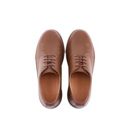 brown leather shoes