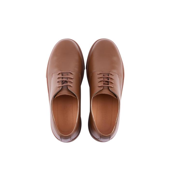 brown leather shoes