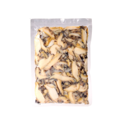 dried mushrooms on a white background