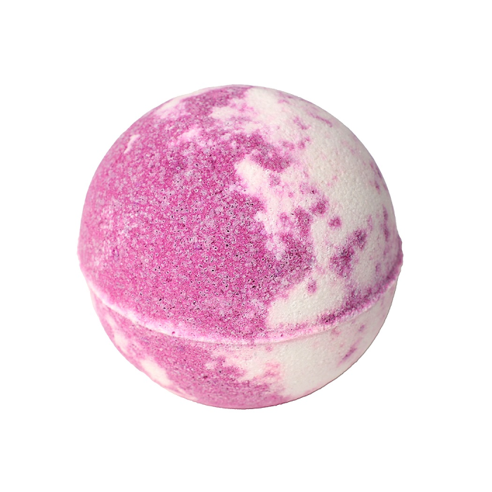 pink bath bomb