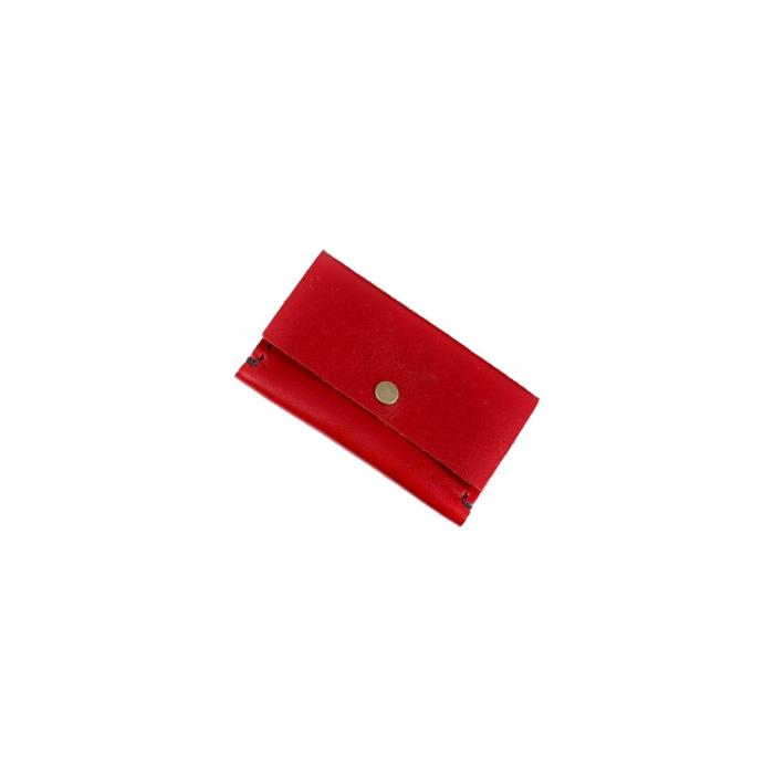 red leather wallet