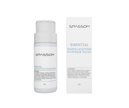 Enzyme of this cleansing acts to callus reducing skin because the 
cleansing contains papain enzyme, protease, extracted from papaya juice. This 
cleansing removes naturally impurities from pores, callus, sebum without physical
friction (rubbing phenomenon). Thus it makes the skin smooth and bright. Slightly 
acidic coconut natural surfactant controls skin pH and long term skin hydration is 
maintained after face wash with moisture treatment effect. 
 Papaya enzymes act with skin temperature and they are activated. Thus they are 
very effective when using with warm water (35~40°C) rather than the cold water.