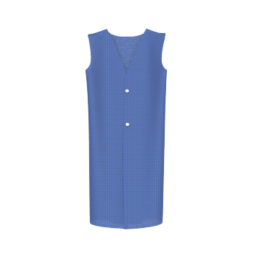 blue sleeveless shirt