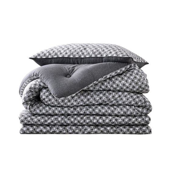 the duvet and pillow